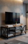 Hanah Home Soporte para TV Negro